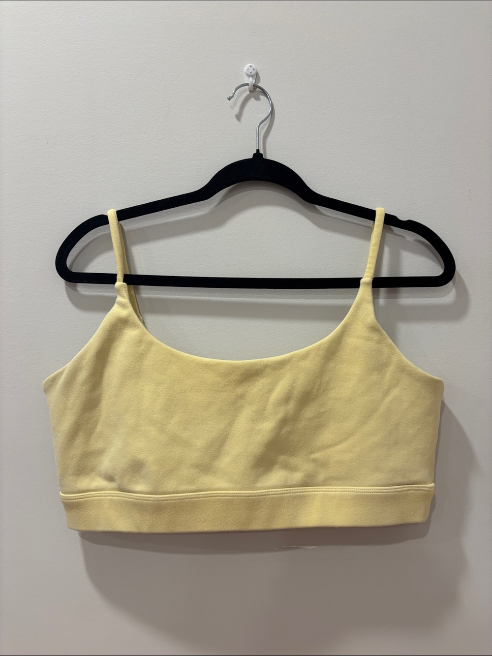 Buff Bunny Collection Butter Yellow Fleece Bralette XXLarge
